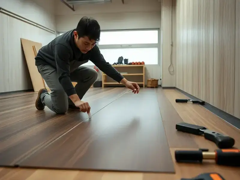 シートフローリングの施工工程